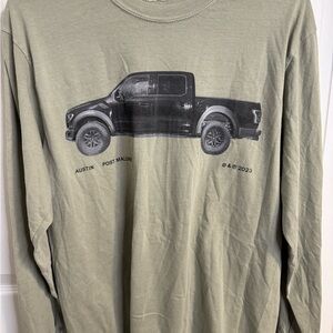 Post Malone Long-Sleeve Shirt - Olive Green